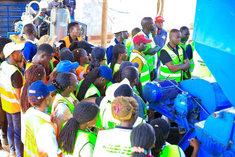 Students and staff from the Department of Engineering And Technology