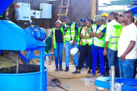 Students and staff from department of Water Resources Engineering at Wabigalo, Kampala, and Homeklin Uganda Ltd